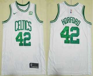 Mens Boston Celtics #42 Al Horford White Icon Sponsor Swingman Jersey